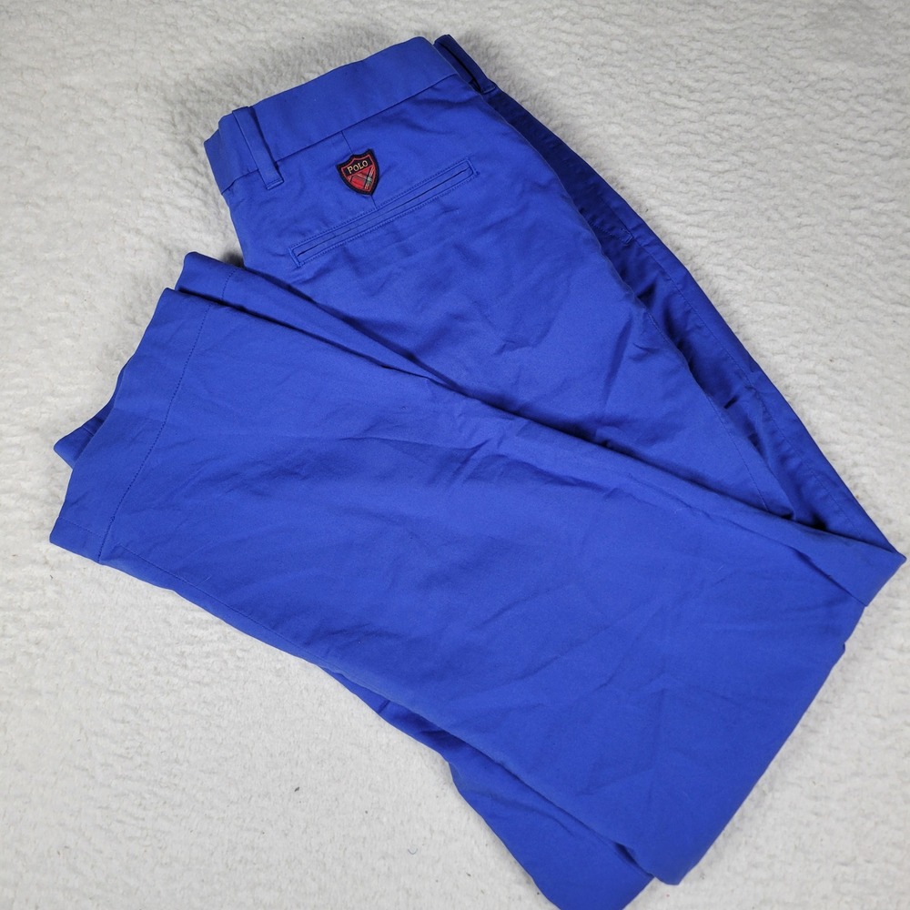 Polo Golf Ralph Lauren Pants Mens 30/30 Blue Cotton Twill Stretch Classic Fit
